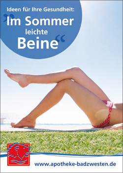 Plakat Leichte Beine Löwen-Apotheke